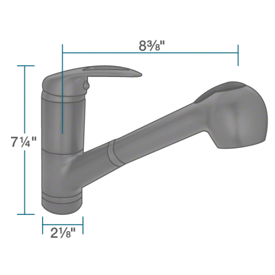 708-ABR Antique Bronze Pull Out Faucet