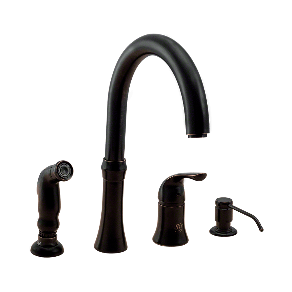 710-ABR Antique Bronze 4 Hole Kitchen Faucet