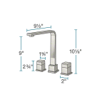 744-BN Double Handle Faucet