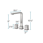 744-ORB Double Handle Faucet