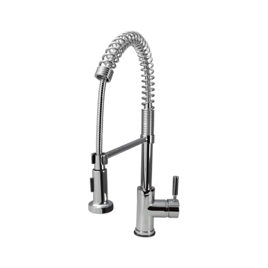 766-C Chrome Spring-Spout Faucet