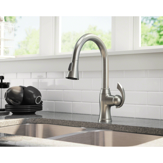 772-BN Brushed Nickel Pull Down Kitchen Faucet