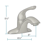 701-BN Single Handle Bathroom Faucet