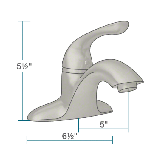 701-BN Single Handle Bathroom Faucet