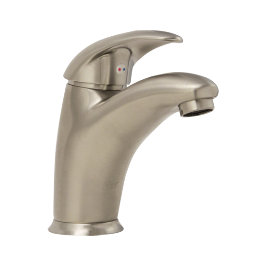 722-BN Brushed Nickel Single Handle Bathroom Faucet
