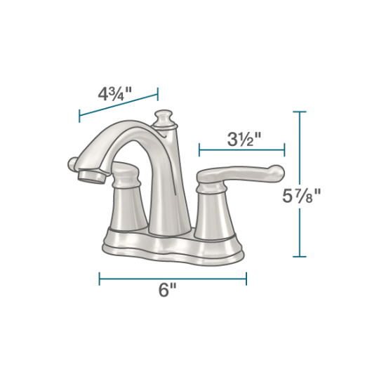 754-BN Double Handle Faucet