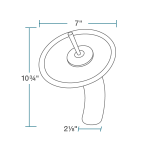 WF-CR-ABR Antique Bronze Waterfall Faucet