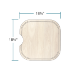 CB-2020-O-NT Natural Cutting Board