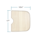 CB-3118-O-NT Natural Cutting Board