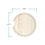 CB-465-O-NT Natural Cutting Board