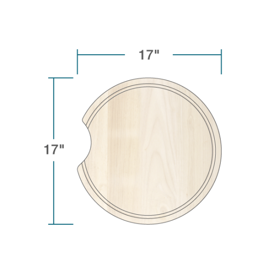 CB-465-O-NT Natural Cutting Board