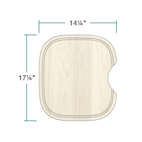 CB-502-O-NT Natural Cutting Board