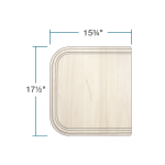 CB-512-O-NT Natural Cutting Board