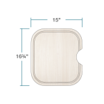 CB-3218A-O-NT Natural Cutting Board
