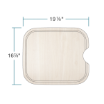 CB-3218B-L-NT Large Natural Cutting Board