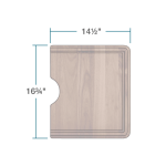 CB-1823-O-SP Sapele Cutting Board