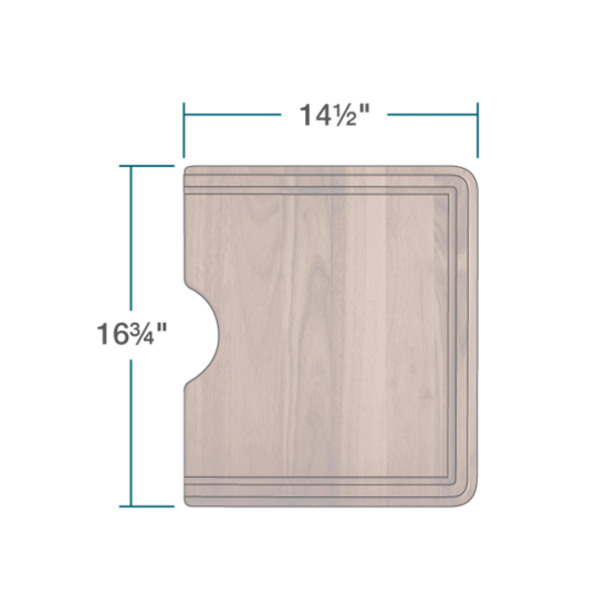 CB-1823-O-SP Sapele Cutting Board