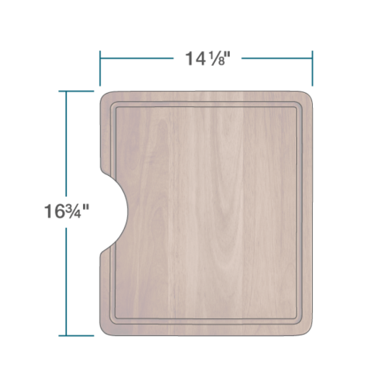 CB-3120-S-SP Small Sapele Cutting Board