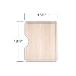 CB-801-L-NT Large Natural Cutting Board