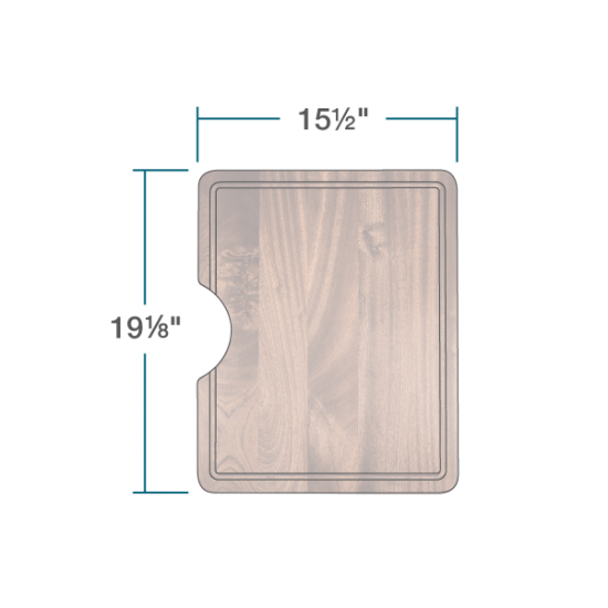 CB-801-L-SP Large Sapele Cutting Board