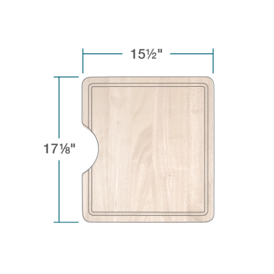 CB-801-S-NT Small Natural Cutting Board