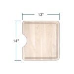 CB-805-O-NT Natural Cutting Board