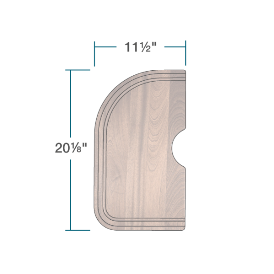CB-824-O-SP Sapele Cutting Board