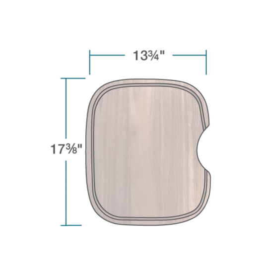 CB-510-O-SP Sapele Cutting Board