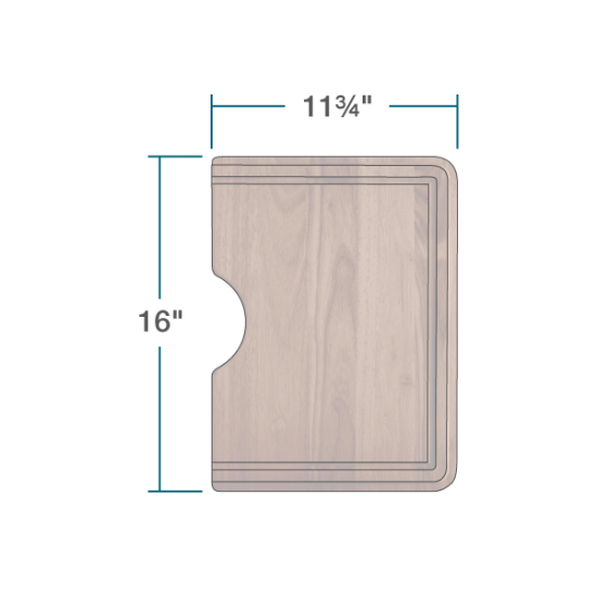 CB-1717-O-SP Sapele Cutting Board