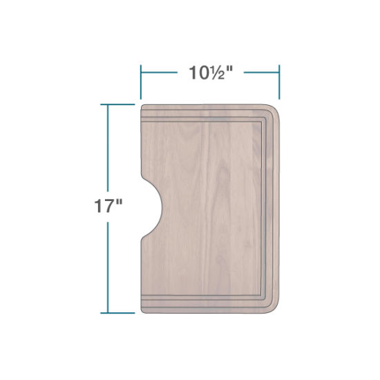 CB-3160-S-SP Small Sapele Cutting Board