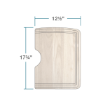 CB-812-O-NT Natural Cutting Board