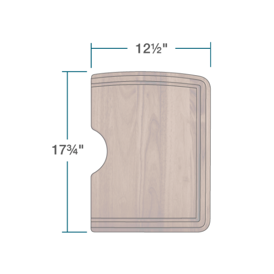 CB-812-O-SP Sapele Cutting Board