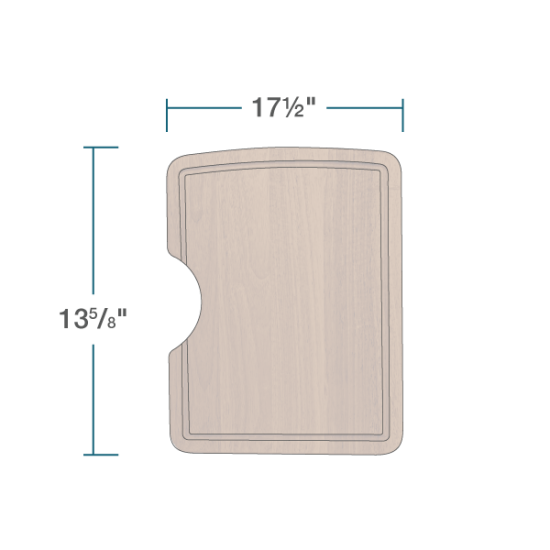 CB-811-S-SP Small Sapele Cutting Board