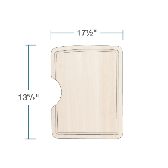 CB-811-S-NT Small Natural Cutting Board