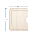 CB-1618-O-NT Natural Cutting Board