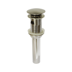 VPUD-F-BN Brushed Nickel Vessel Pop-Up Drain with Overflow