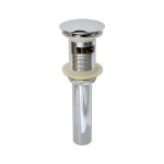 VPUD-F-C Chrome Vessel Pop-Up Drain with Overflow