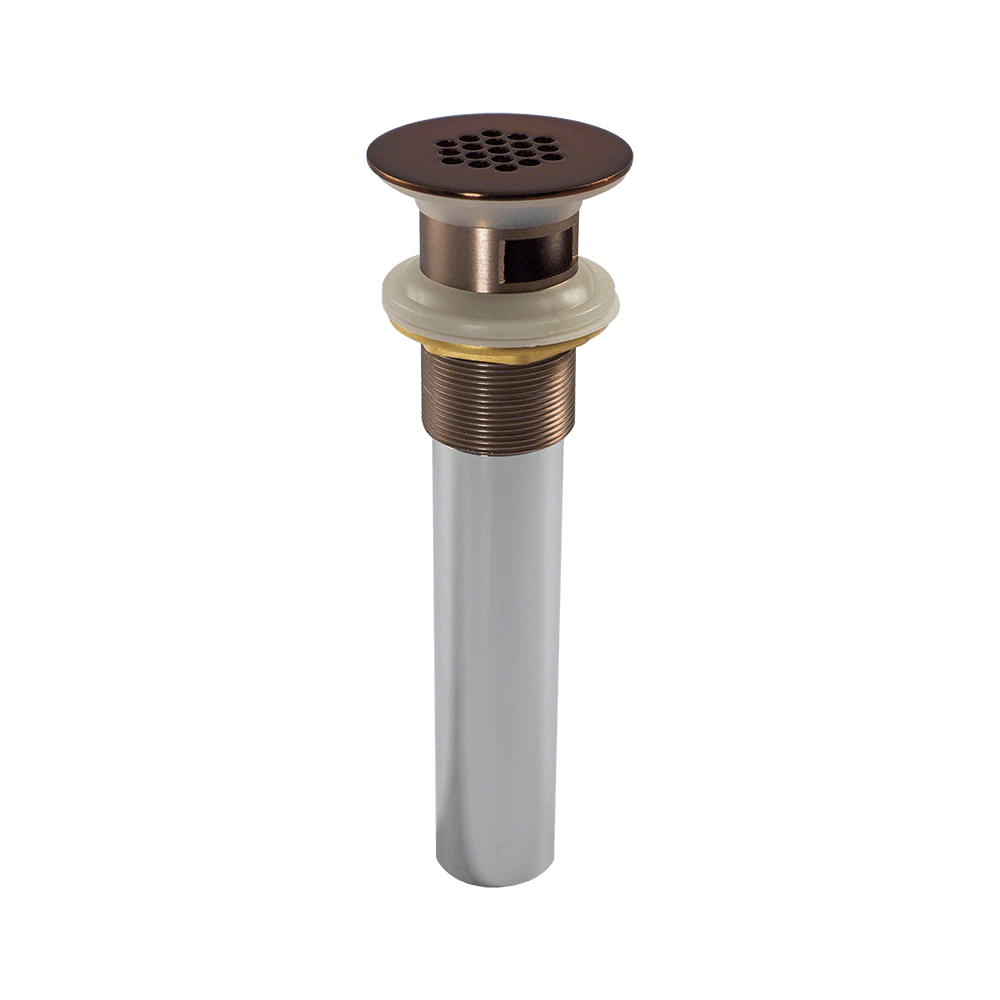GD-F-ORB Oil-Rubbed Bronze Grid Drain with Overflow GD-F-ORB Oil-Rubbed Bronze Grid Drain with Overflow