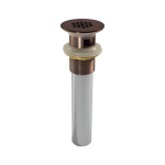 GD-F-ORB Oil-Rubbed Bronze Grid Drain with Overflow