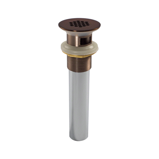 GD-F-ORB Oil-Rubbed Bronze Grid Drain with Overflow