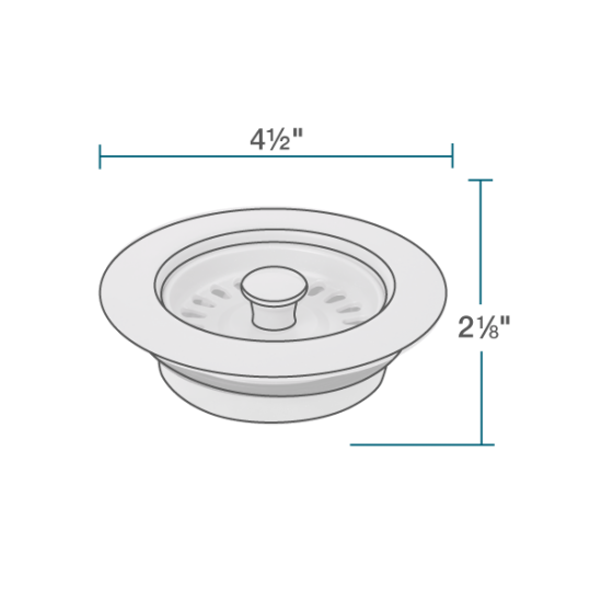 ST-TF-SL Silver-Colored Quartz Granite Flange