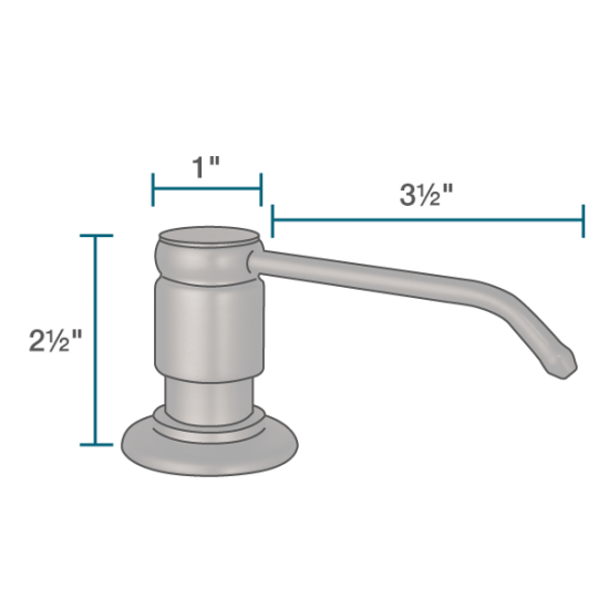 SD-ABR Antique Bronze Soap Dispenser