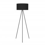 Amlight 61 inch Braga Tripod Floor Lamp with Black Painting Tripod and Shade