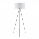 Amlight 61 inch Braga Tripod Floor Lamp with White Painting Tripod and Shade