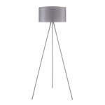 Amlight 61 inch Braga Tripod Floor Lamp with White Painting Tripod and Fabric Shade