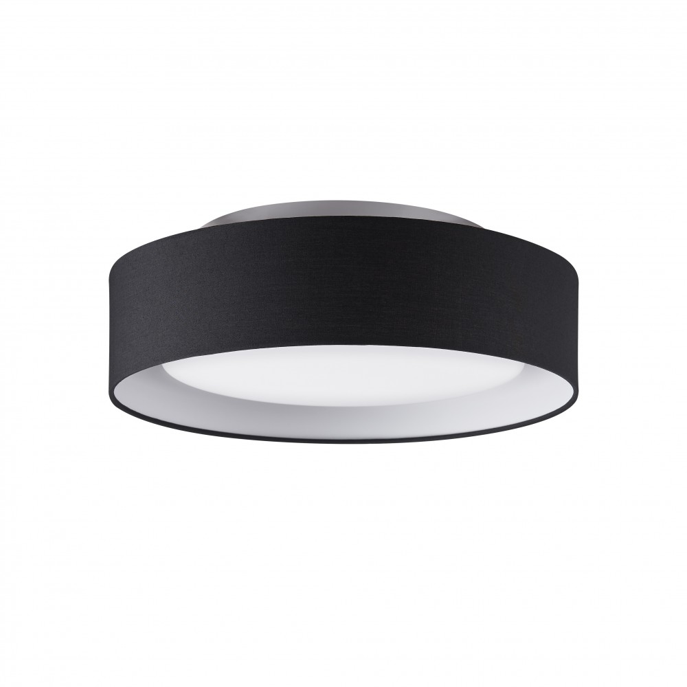 Naomi Flush mount Black Outside/White Inside