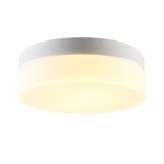 Emmett 2 Light 11.42' Diamter White Flushmount Mount Ceiling Fixture