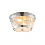 Parker 2 Light 13.78' Diamter Flushmount Mount Ceiling Fixture