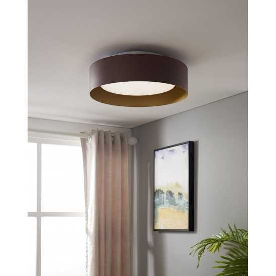 Lynch Brown and Gold Ceiling Light