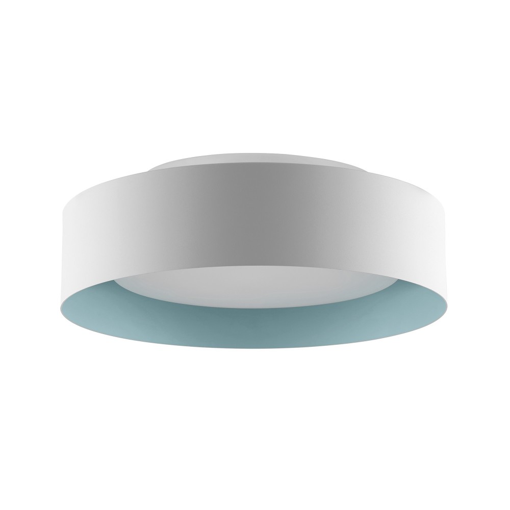 Lynch White and Baby Blue Ceiling Light